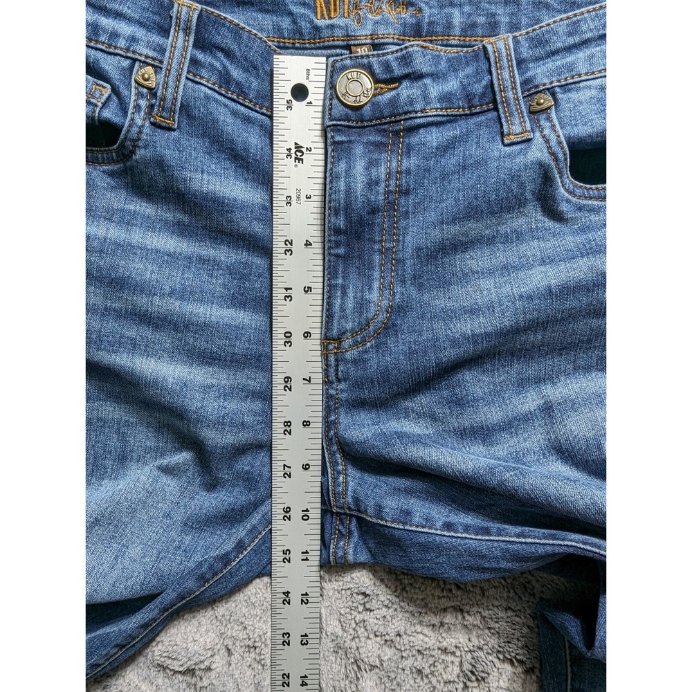 Kut from the Kloth Straight Leg Jeans - Medium Blue Wash - Picture 9 of 14